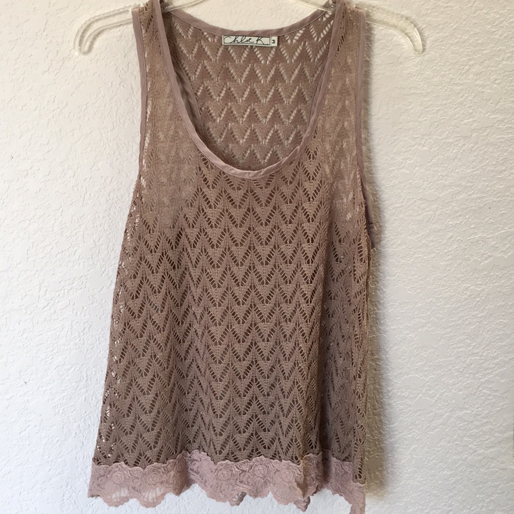 ⚡️2for$20⚡️Crocheted Tank